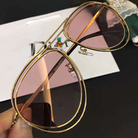 S-sunglasses Dior Flat Top Oversized Sunglasses Women Men Fashion Designer for stellairerrr