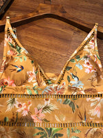 D-clothing Zimmermann Women's Ruffled One Piece Swimsuit Solid Adjustable Strap Bathing Suits Swimwear