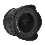 E-Electronic KamLan KL7.5MM F3.2 Fixed-focus APS-C frame mirrorless lens Large Aperture Fisheye Wide Angle Mirrorless Camera Lens M4/3-mount Wide Angle Lens Large Aperture Lens