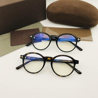 Women's Glasses Frames Tom For Eyewear Optical Lenses For Men TF5606 Round Acetate Reading Glasses For Men With Original Case