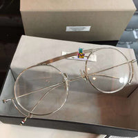 S-sunglasses New Unisex Sunglasses  Round Frame Gold master craftsmanship for Thom Browne TBS111