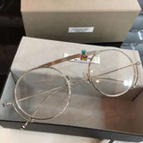 S-sunglasses New Unisex Sunglasses  Round Frame Gold master craftsmanship for Thom Browne TBS111