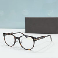 Eyeglass Frames Tom For Optical Lenses For Women FT5865 Round Acetate Glasses For Men Women's Eyeglass Frame With Original Case