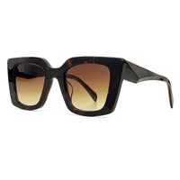 Fashion Square Gradient Lens Sunglasses Female 2023 Retro Luxury Designer Oversized Sunglasses Female