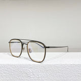 UK Designer Retro Glasses Pure Titanium Square Frame  Myopia Glasses Frame Can Equipped With Prescription Lenses LINDA7020