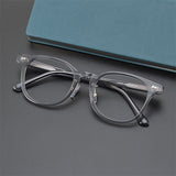 LS2060 Vintage trendy and artistic style myopia Men Women Frame Glasses  myopia  prescription oval eyeglass frame