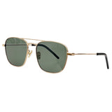 2023 Retro Style Square High-Grade Alloy Sunglasses Gradient Lens Sunglasses Metal Frame Luxury Sunglasses