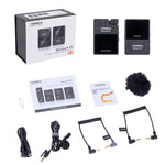 E-electronic XINPU New Comica BoomX-D Wireless Microphone Transmitter Kit Mini Microphone Receiver 2.4G Digital Microfone For Smartphones Video Mic