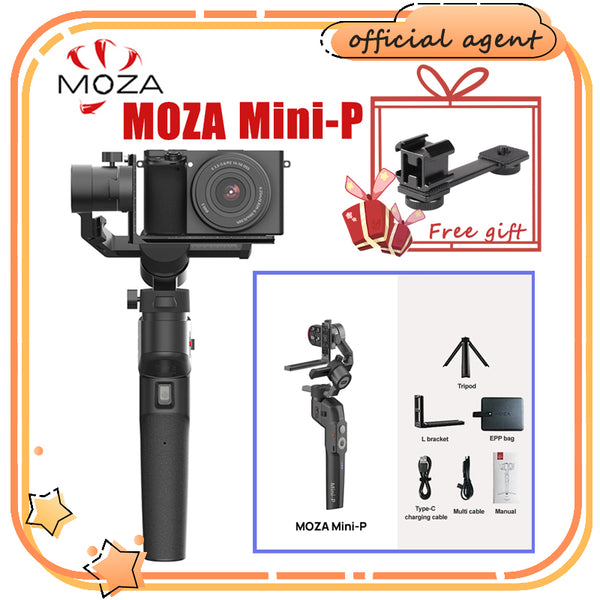 E-electronic XINPU Moza Mini P 3-axis Gimbal Stabilizer for Smartphones/Action Cameras/Compact Cameras/Gopro/DJI Osmo