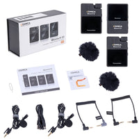 E-electronic XINPU New Comica BoomX-D Wireless Microphone Transmitter Kit Mini Microphone Receiver 2.4G Digital Microfone For Smartphones Video Mic