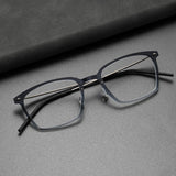 Men's Eyeglasses Frame 6536 Denmark Titanium No Screw Glasses Frames Optical Ultra-light Business Square Prescription Diopter