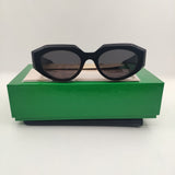 Black Acetate Oval Sunglasses For Women Brand Designer Summer PROTECT Hot Products Ladies Female Shield For Sun Glasses UV400
