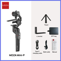 E-electronic XINPU Moza Mini P 3-axis Gimbal Stabilizer for Smartphones/Action Cameras/Compact Cameras/Gopro/DJI Osmo