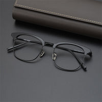 D7216 Handmade Titanium Acetate Optical Eyeglasses Frame  For Men and Women Fashion Retro Myopia Glasses Glasses