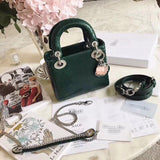 H-bag LADY Dior LAMBSKIN TOTE MINI BAG 17cm