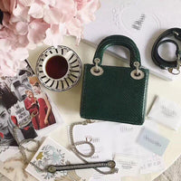 H-bag LADY Dior LAMBSKIN TOTE MINI BAG 17cm