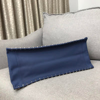 H-bag Dior BOOK TOTE BAG IN EMBROIDERED CANVAS 42x32x15cm