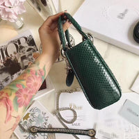 H-bag LADY Dior LAMBSKIN TOTE MINI BAG 17cm
