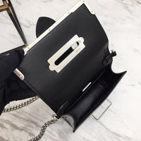H-bag P.r.a.d.a Cahier leather bag  NO.1BH018 SIZE:18×12×4cm