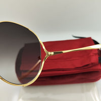 Aesthetic LIGHTER Big Frame Round Sunglasses For Women Retro Pink Fashion Girl Gafas Brand Designer Shades For Sun Glasses UV400