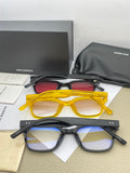 S-sunglasses Ready Stock Korean Style Polarized Retro Driving Anti-UV Square Shades  For Leroy Tinted Rectangular Silhouetted Green Acetate Frame Shades Glass Authentic Sun Protection Sunnies Circular Studs Glasses Men UV400