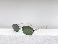 2023 Fashion women's sunglasses Oval sunglasses Titanium alloy brand designer UV400