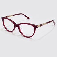 New Brand Spectacle Eyeglass Women Optical Frame Female  Myopia Frame High Quality Clear Lenses Glasses