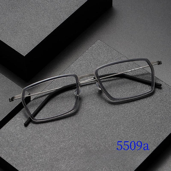 Glasses Frame For Men 5509A Denmark Titanium No Screw Korea Glasses Frames Optical Ultra-light Business Reading Glasses