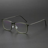 High Quality 6505 Glasses Frame Denmark Linde Titanium No Screw Korea Glasses Frames Optical Glasses