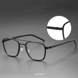Glasses Frames For Men Denmark Linde 9708 Titanium No Screw Korea Glasses Frames Optical Ultra-light Business