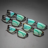 Glasses Frame For Men Denmark Titanium No Screw 1819 Glasses Frames Optical Ultra-light Business Square Prescription Diopter