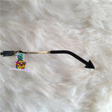 S-sunglasses Round frame Clock pattern Metal eyeglass frame for w.a.n.g.d.e.r.l.a.n.d clock