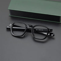 TS8012 retro myopia frame, handmade board glasses frame for men and women  myopia  prescription round Computer glasses