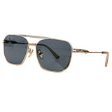 Retro Sunglasses Metal Frame Pilot Sunglasses Classic Luxury Design Gradient Lenses High-End Summer Glasses Free Shipping