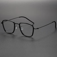 Man Glasses Frames 5506A Denmark Titanium No Screw Korea Glasses Frames Optical Ultra-light Business Eyeglass Frame