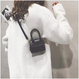 L-package Fashion Classic Mini Crossbody Bags Top Handle Clutch Handbags Square Leather Shoulder Handbag For Women's