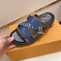 S-shoe Louis Vuitton Women Sandals Summer New Thick Heel Platform Sole Shoes Female Summer Flat Casual Shoes Fashion Sports Beach Women's Slippers Heels Women Platform Sandals Female Thick Bottom Shoes Wedge with Open Toe