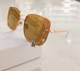 S-sunglasses T.H.E O.W.N.E.R TOS711 59-18-145 Men's Retro Polarized Metal Pilot Sunglasses Glasses Driving Fishing Eyewear