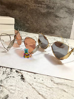 S-sunglasses Men/Women Metal Round Shape Mirror 18AWG12 for t.h.e o.w.n.e.r Sunglasses