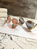 S-sunglasses Men/Women Metal Round Shape Mirror 18AWG12 for t.h.e o.w.n.e.r Sunglasses