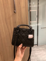 M-Handbag Dior 18cm Purses and Handbags for Women Top Handle Satchel Shoulder Bags for Ladies