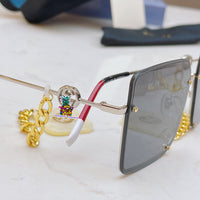 S-sunglasses gucci Mens Polarized Sunglasses Half-rim Sports Sun Glasses For GG3328 Half-Rimmed Sunglasses Matching Pendant For Women Retro Sun glasses Semi-Rimless Square Eyewear