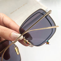 S-sunglasses T.H.E O.W.N.E.R TOS711 59-18-145 Men's Retro Polarized Metal Pilot Sunglasses Glasses Driving Fishing Eyewear