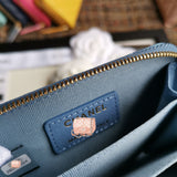 A-accessories NO.69271 7.5-11.5-2.5cm Small Wallet for Women PU Leather Leaf Pendant Card Holder Organizer Zipper Coin Purse