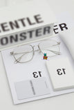 S-sunglasses Gentle Monster WOOGIE Women Retro Metal Frame Mirrored Sunglasses Oversized Cat Eye Glasses eyewear