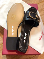 S-shoe S.a.l.v.a.t..o.r.e F.e.r.r.a.g.a.m.o Women's Wide Width Slide Sandals Slip On Flat Cross Strap Casual Summer Shoes