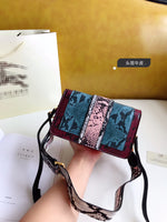 M-Handbag B.U.R.B..E.R.R.Y The Buckle 22-14cm Chain Purse Snakeskin Crossbody Bags Snake Purse Handbags Leather Wallet
