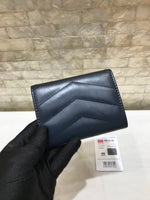 A-accessories NO.81223 11-9cm Women's Short Leather Card Holder Purse Zipper Buckle Elegant Clutch Wallet