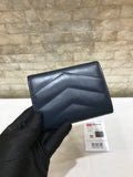 A-accessories NO.81223 11-9cm Women's Short Leather Card Holder Purse Zipper Buckle Elegant Clutch Wallet
