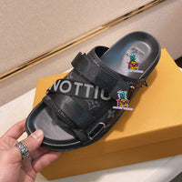 S-shoe Louis Vuitton Women Sandals Summer New Thick Heel Platform Sole Shoes Female Summer Flat Casual Shoes Fashion Sports Beach Women's Slippers Heels Women Platform Sandals Female Thick Bottom Shoes Wedge with Open Toe